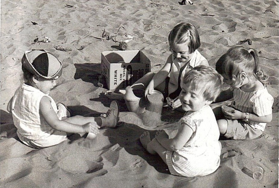 geier_cousins at beach_early 60s