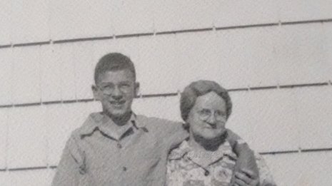 Geier_Rodney and Orah his grammy_dad was about 14 here